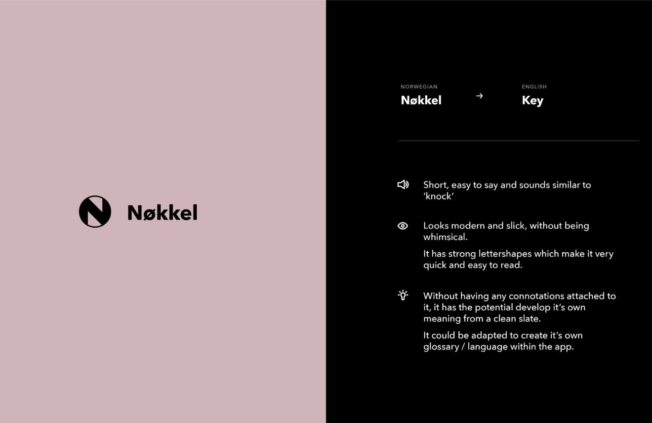 Nøkkel name and definition