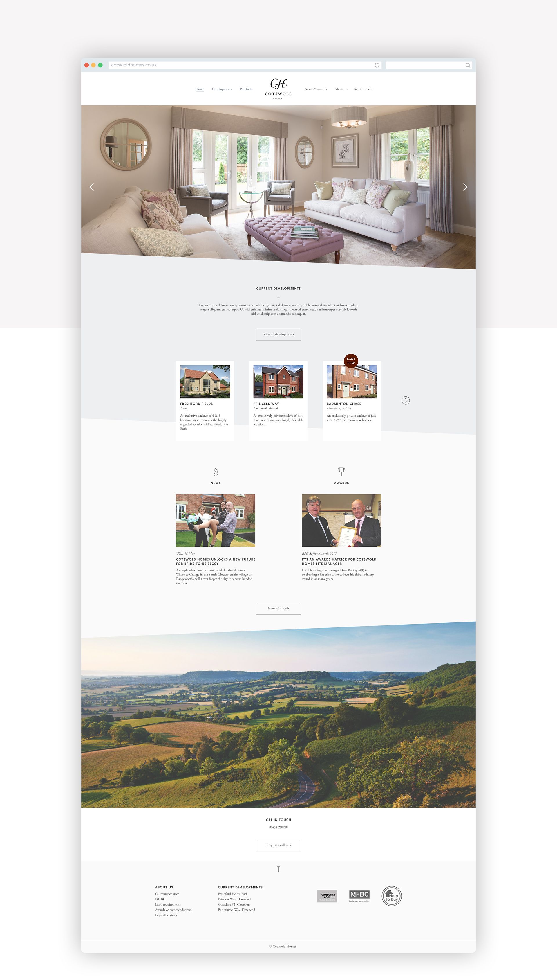 Cotswold Homes website