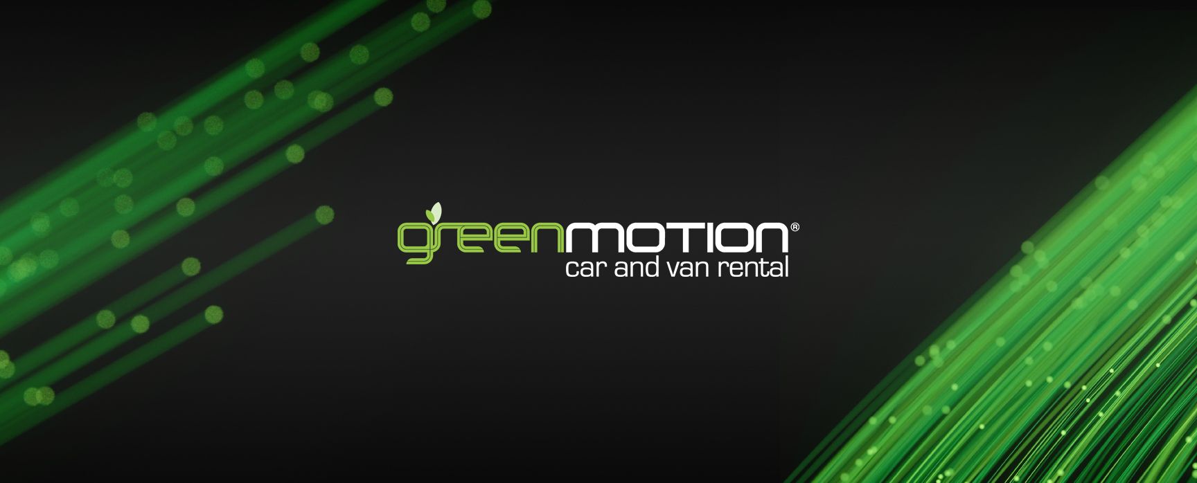 Green Motion logo and light trails