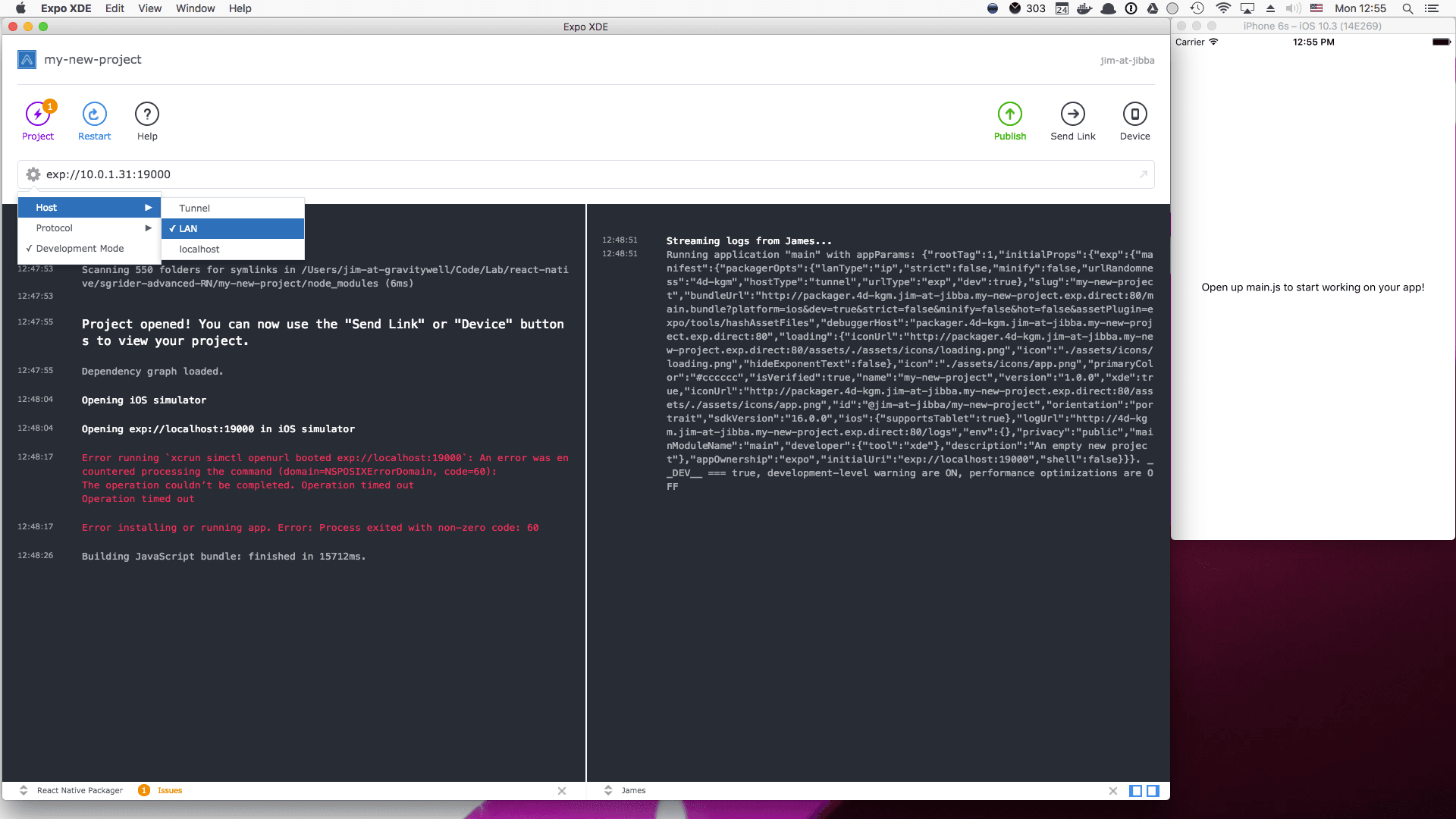 React Native Debugger + Expo = AWESOME