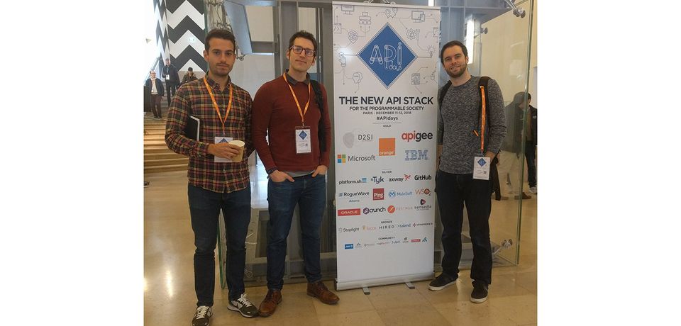 Jesús, Henry & Luke at APIDays Paris