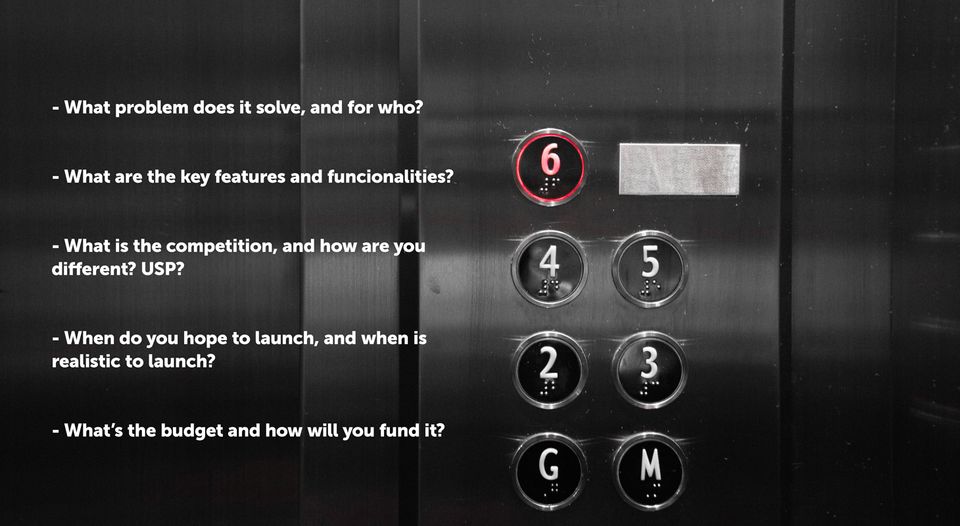 Elevator pitch