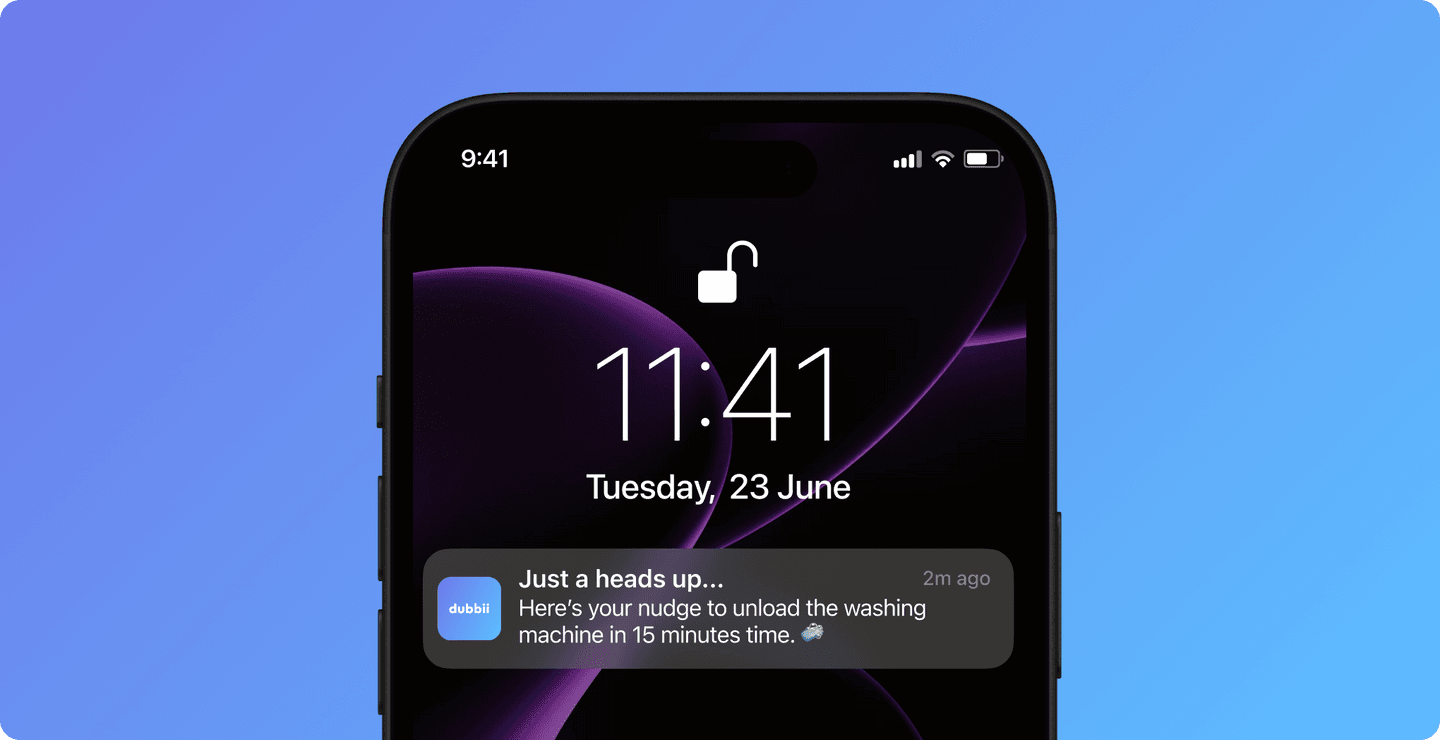 dubbii app notification