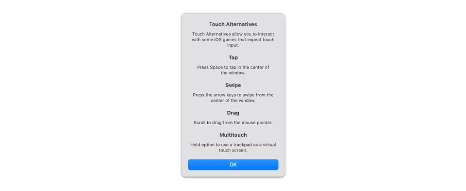 Touch alternatives