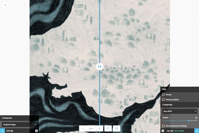 Squoosh - optimising image sizes for performant web apps