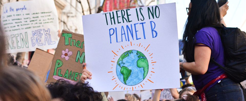 Climate emergency protest