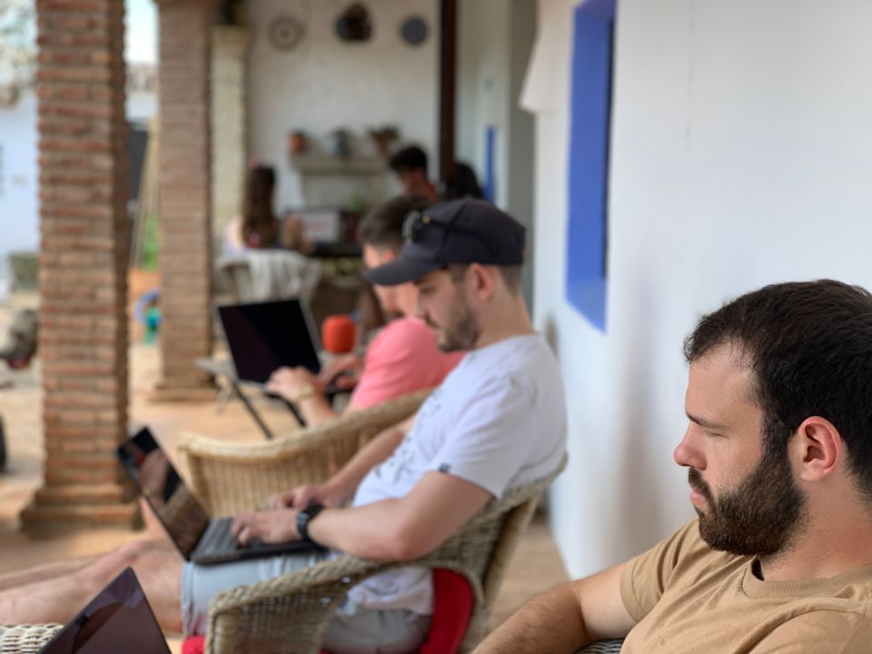 Gravitywell devs working outside