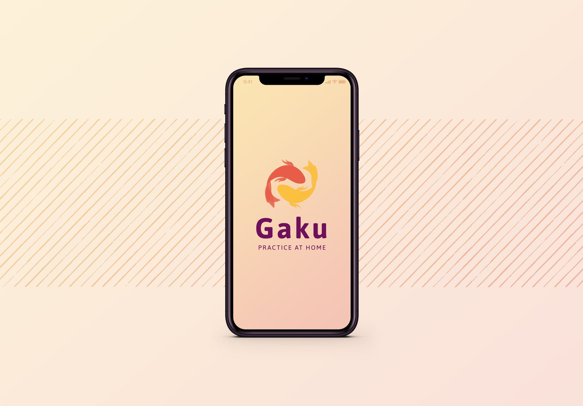 Gaku logo on an iPhone