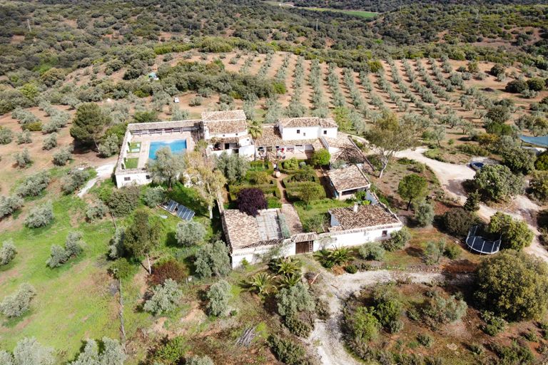 Cortijo El Cachete arial shot