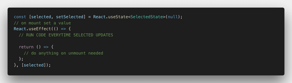 Code Snippet - useEffect
