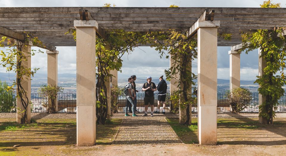 Gravitywell team looking out over Granada