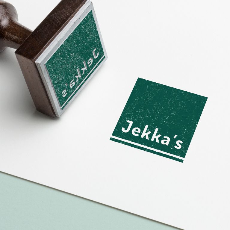 Jekka's logo stamp