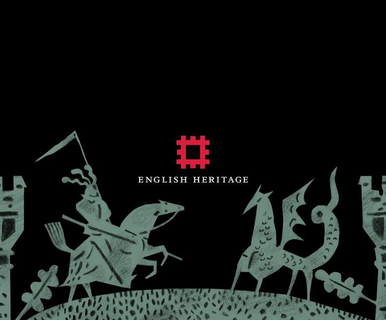English Heritage: George and the Dragon illustration by Clive Hicks-Jenkins