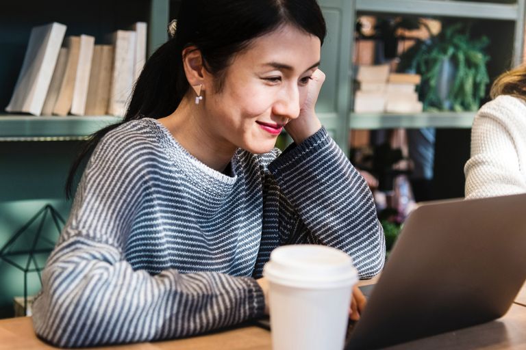 Woman at laptop